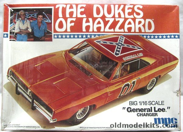 MPC 1/16 The Dukes of Hazzard 'General Lee' Dodge Charger, 1-3058